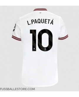 Günstige West Ham United Lucas Paqueta #10 Auswärtstrikot 2023-24 Kurzarm